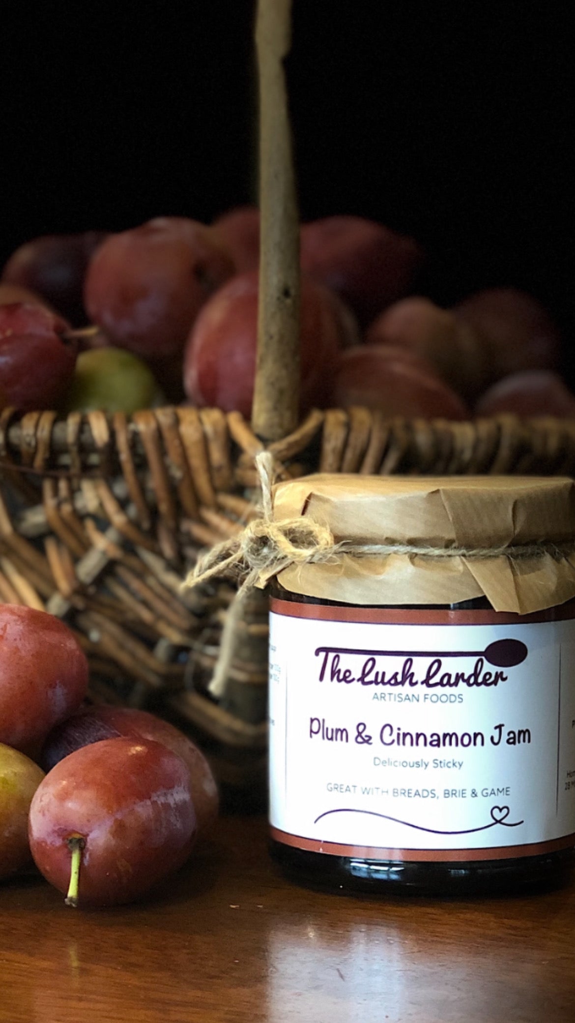 Plum & Cinnamon Jam